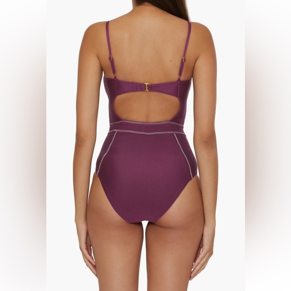 Becca Color Sheen One Piece Swimsuit size M - Picture 2 of 9